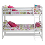Charlie Twin Bunk Bed - White