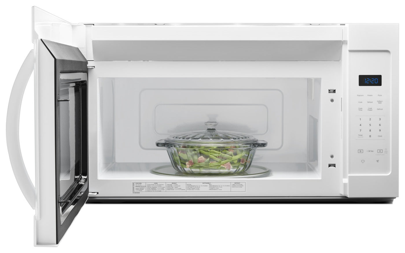Whirlpool White Over-the-Range Microwave (1.7 Cu. Ft.) - YWMH31017HW