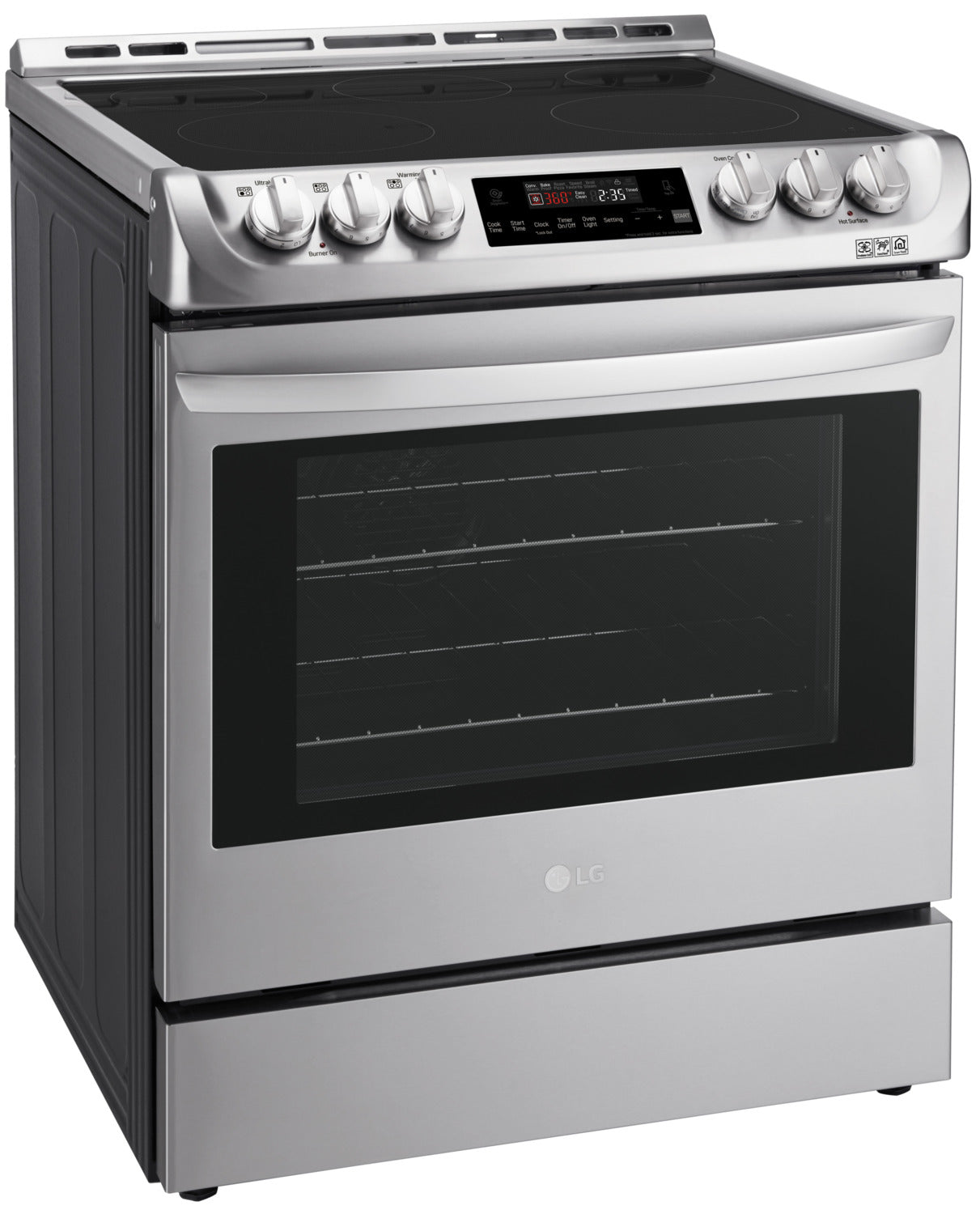 LG Appliances Stainless Steel Slide-In Electric Convection Range (6.3 Cu. Ft.) - LSE4611ST