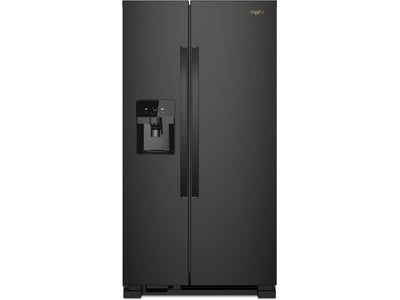 Whirlpool Black Side-by-Side Refrigerator (25 Cu. Ft.) - WRS325SDHB