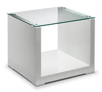 Sambora End Table - White