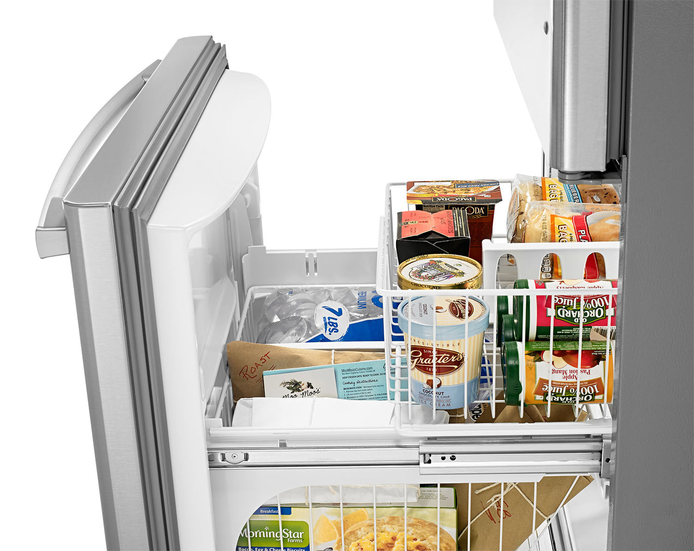 Amana Stainless Steel Bottom-Freezer Refrigerator (18.7 Cu. Ft.) - ABB1924BRM