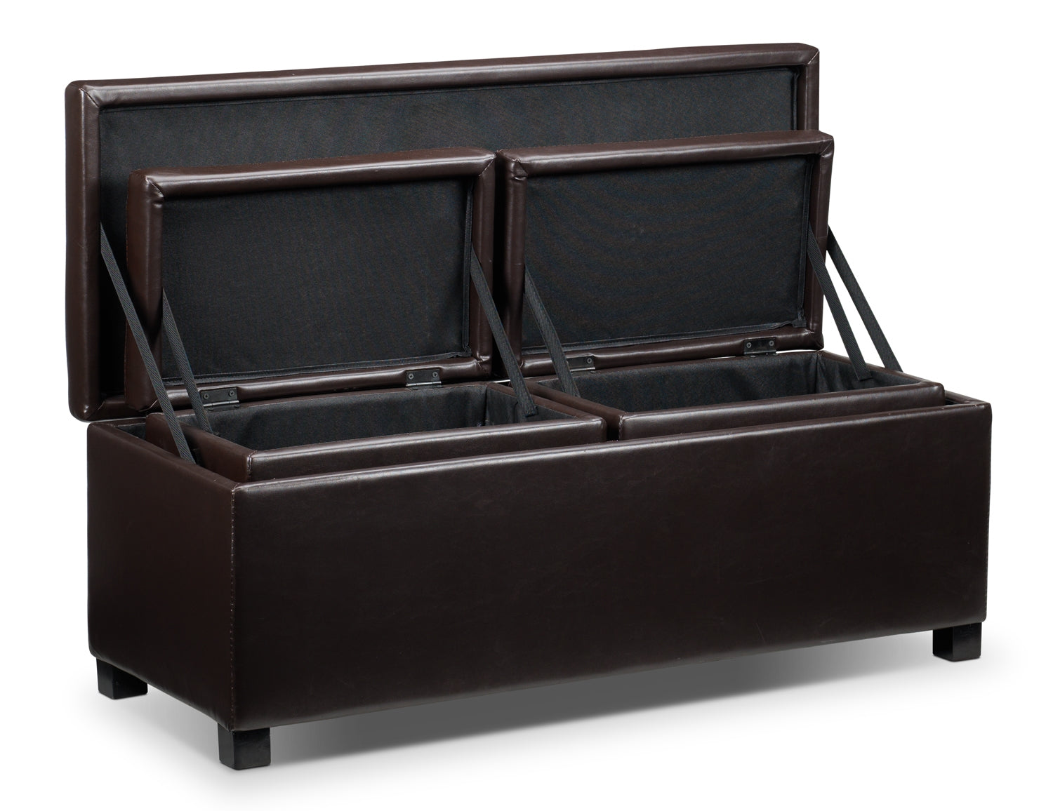 Paloma 3-Piece Ottoman - Chocolate
