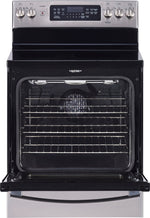 GE Stainless Steel Freestanding Electric True Convection Range (6.2 Cu. Ft.) - PCB905SKSS