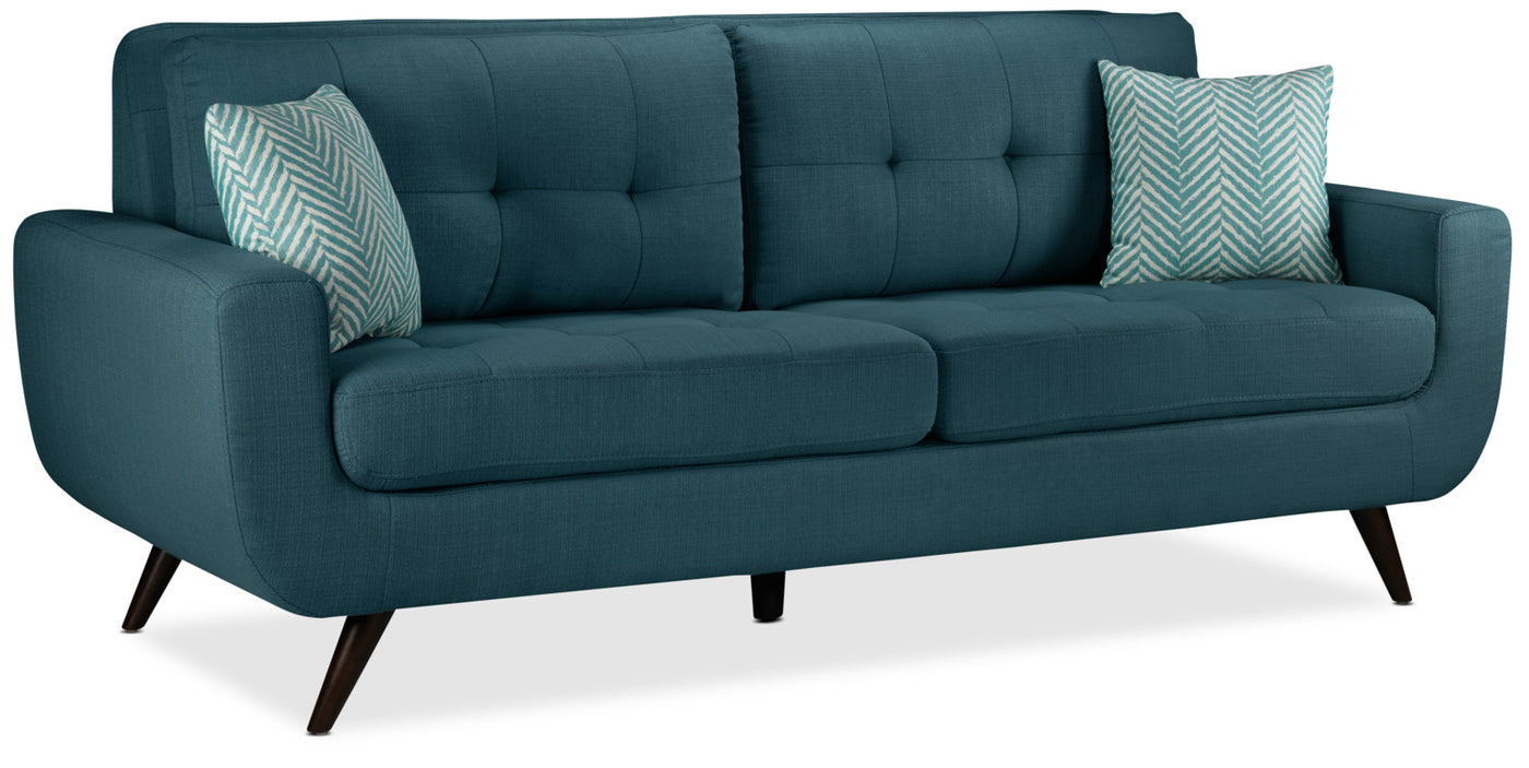 Julian Sofa and Chair Set - Blue