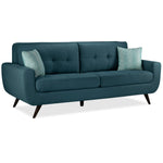 Julian Sofa, Loveseat and Chair Set - Blue