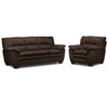 Kelleher Sofa and Chair Set - Walnut