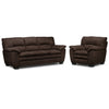 Kelleher Sofa and Chair Set - Walnut