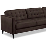 Paragon 2-Piece Sectional with Right-Facing Chaise - Dark Chocolate