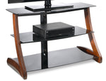 Astrix 40" TV Stand - Black and Brown