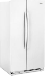 Whirlpool 33.13" 22 Cu. Ft. White Side-by-Side Refrigerator - WRS312SNHW