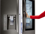 LG Black Stainless Steel Counter-Depth French Door Refrigerator (24 Cu. Ft.) - LFXC24796D