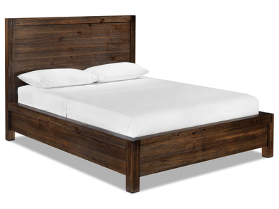 Birmingham 3-Piece Queen Bed - Dark Oak