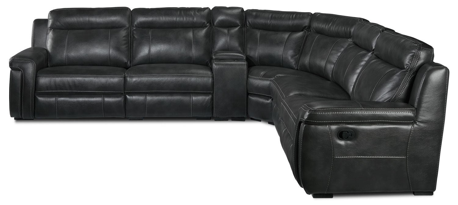 Bolero 6-Piece Reclining Sectional - Grey