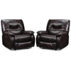 Canton 2-Pack of Power Recliners - Dark Brown
