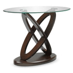 Atomic 48" Sofa Table - Brown Cherry