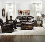 Barcelona II Reclining Sofa - Dark Brown