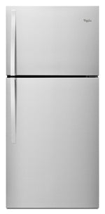 Whirlpool 30" 19.2 Cu. Ft. Stainless Steel Top-Freezer Refrigerator - WRT549SZDM