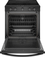 Whirlpool Black Slide-In Electric True Convection Range (6.4 Cu. Ft.) - YWEE750H0HB
