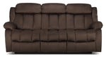 Alabama Reclining Sofa - Deep Brown