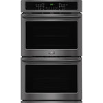 Frigidaire Gallery Black Stainless Steel True Convection Double Wall Oven (9.2 Cu. Ft.) - FGET3065PD