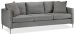 Orly Sofa - Silver