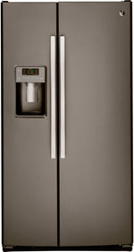 GE Slate Side-by-Side Refrigerator (22.5 Cu. Ft.) - GSS23HMHES
