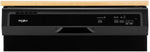 Whirlpool Black Heavy-Duty Portable Dishwasher - WDP370PAHB