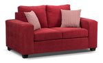 Fava Sofa, Loveseat and Chair Set - Red