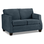 Agnes Sofa and Loveseat Set - Blue