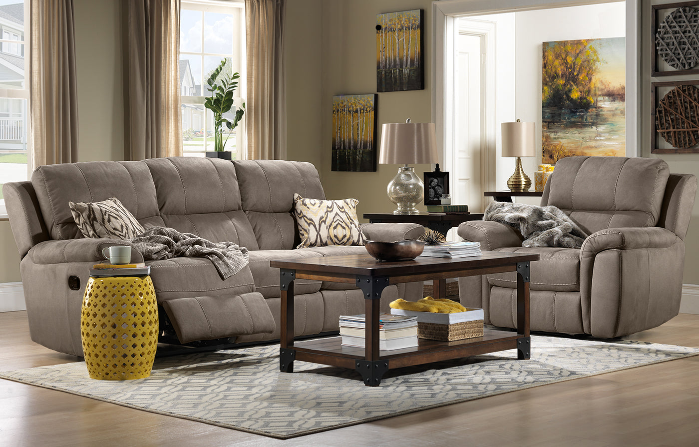 Wellington 46" Coffee Table with 2 End Tables - Walnut