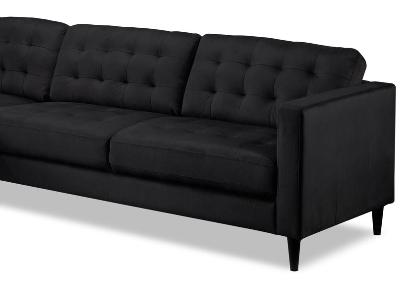 Paragon 2-Piece Sectional with Left-Facing Chaise - Charcoal | Leon's