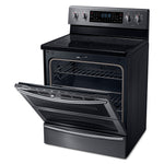 Samsung Black Stainless Steel Freestanding Electric Convection Range (5.9 Cu. Ft.) - NE59J7850WG/AC