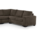 Danielle 3-Piece Sectional with Left-Facing Corner Wedge - Java