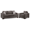 Fava Sofa and Chair Set - Grey