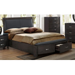 Cinema 6-Piece King Storage Bedroom Package - Charcoal