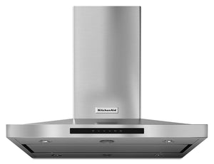 KitchenAid Stainless Steel 36" 600 CFM Island-Mount Canopy Range Hood - KVIB606DSS