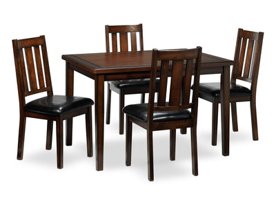 Boyd 5-Piece Dining Set - Dark Brown Cherry