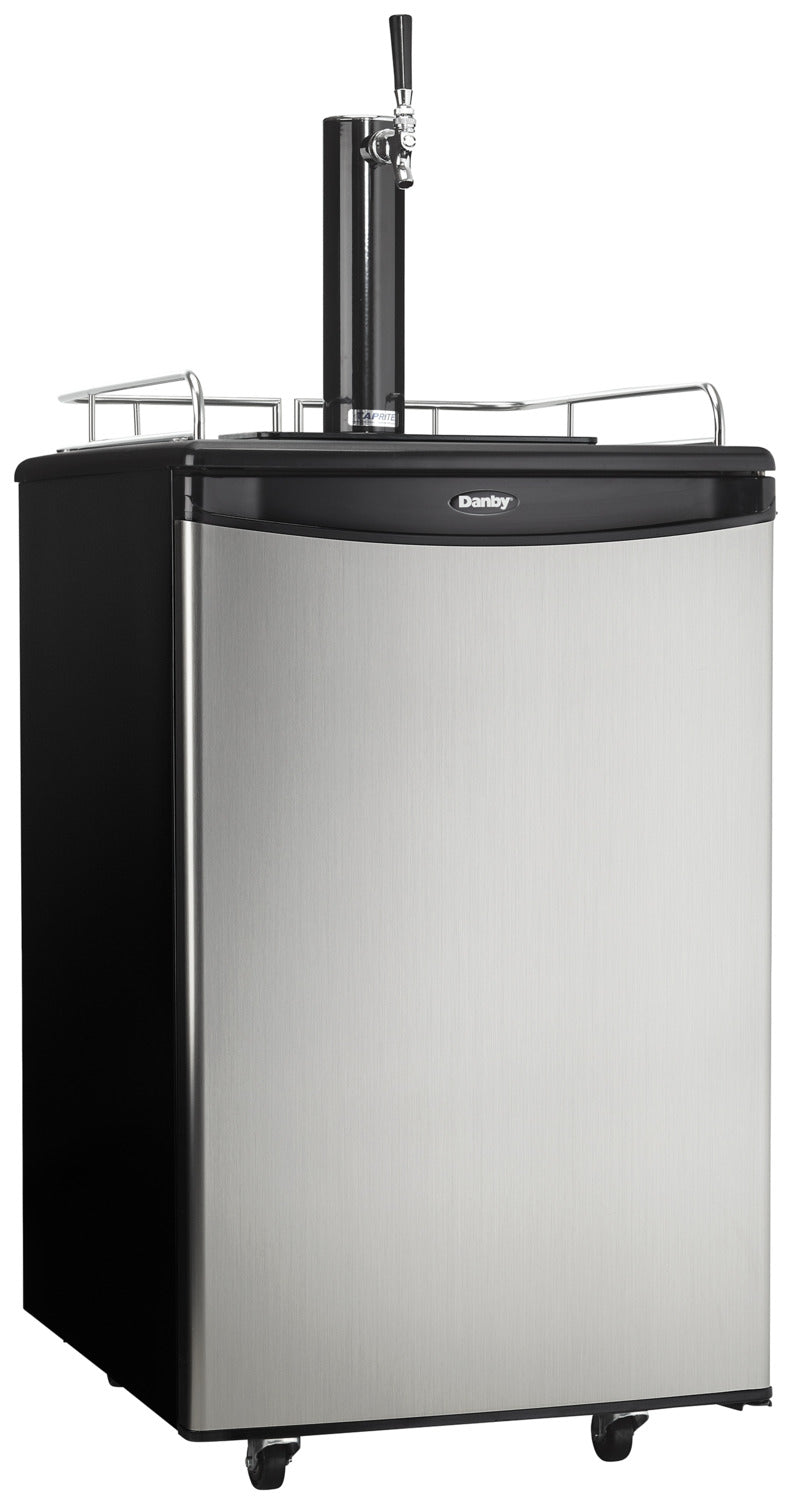 Danby Silver Single Tap Keg Cooler (5.4 Cu. Ft.) - DKC054A1BSLDB