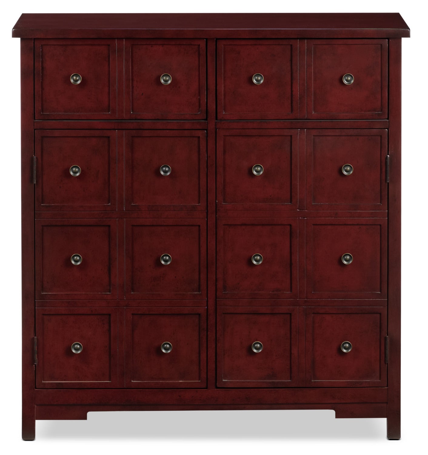 Ankara Accent Cabinet  - Red