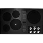 KitchenAid Black 36" Electric Downdraft Cooktop - KCED606GBL