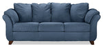 Collier Sofa, Loveseat and Chair Set - Cobalt Blue