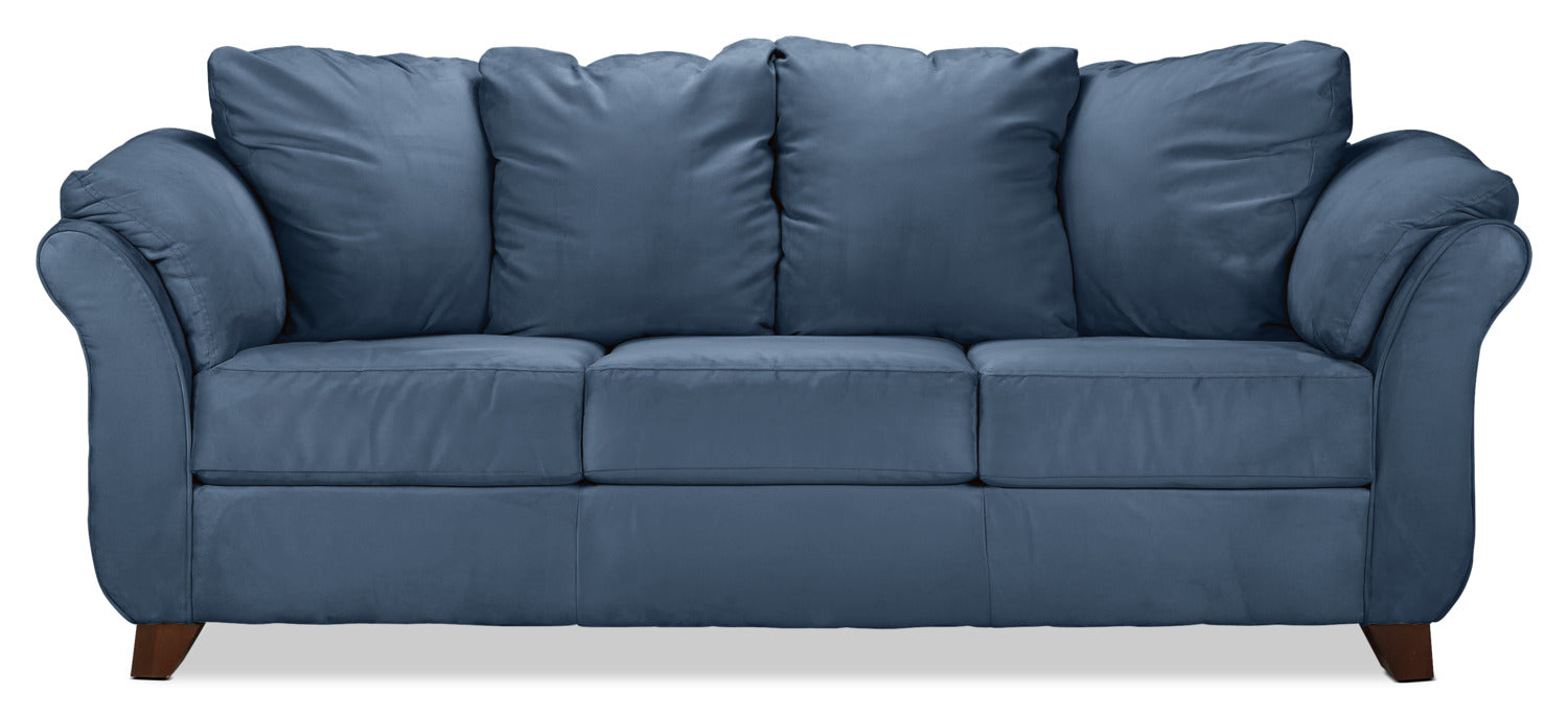 Collier Sofa, Loveseat and Chair Set - Cobalt Blue