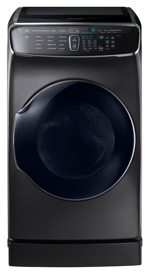 Samsung Black Stainless Steel Electric Dryer (7.5 Cu. Ft.) - DVE60M9900V/AC