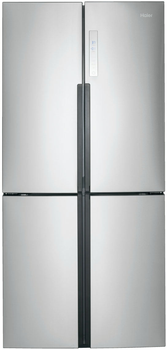 Haier Stainless Steel Counter-Depth French Door Refrigerator (16 Cu. Ft.) - HRQ16N3BGS