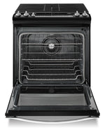Whirlpool Black Slide-In Gas Range (5.8 Cu. Ft.) - WEG745H0FE