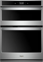 Whirlpool Black-on-Stainless Steel Wall Oven (5 Cu. Ft.) w/ Microwave (1.4 Cu. Ft.) - WOC75EC0HS