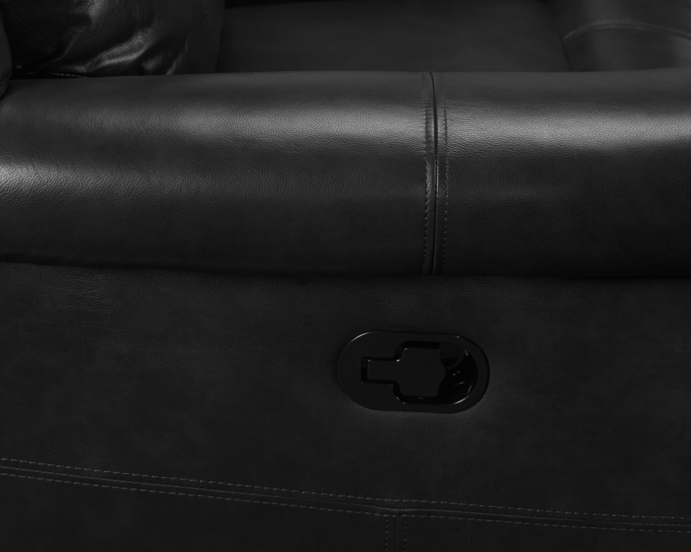 Triste Reclining Sofa - Black