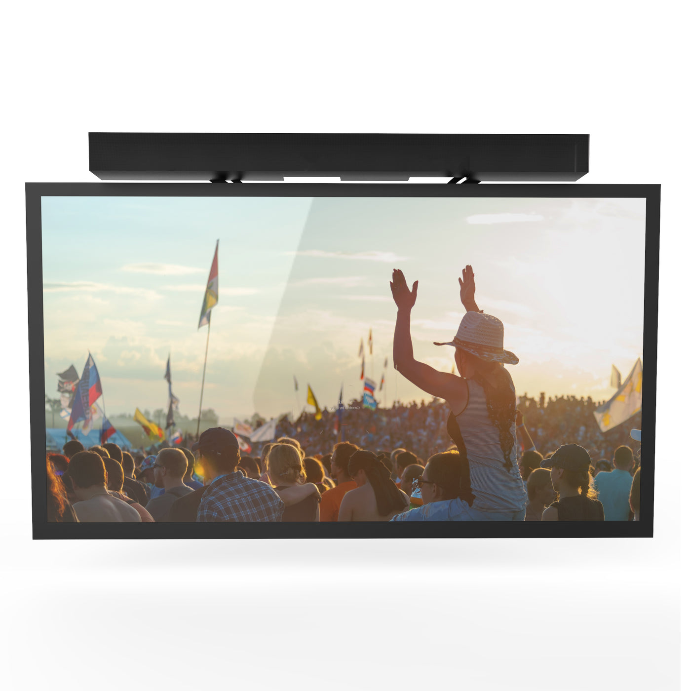 Universal Sound Bar Mount, Compatible With VESA Compliant TVs and Mounts - SB100