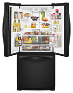 Whirlpool Black French Door Refrigerator (19.5 Cu. Ft.) - WRF560SFYB